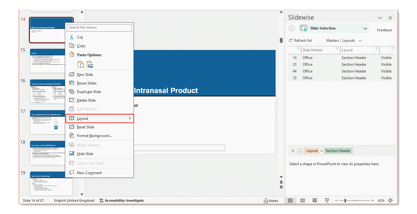 Use the Slide Selection tool to bulk edit PowerPoint slides Neuxpower