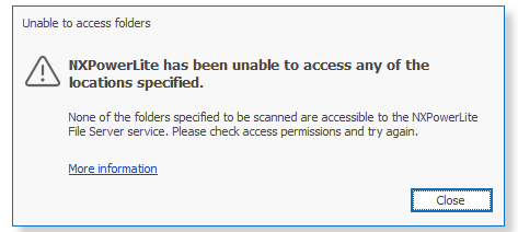Cannot access any folders.PNG