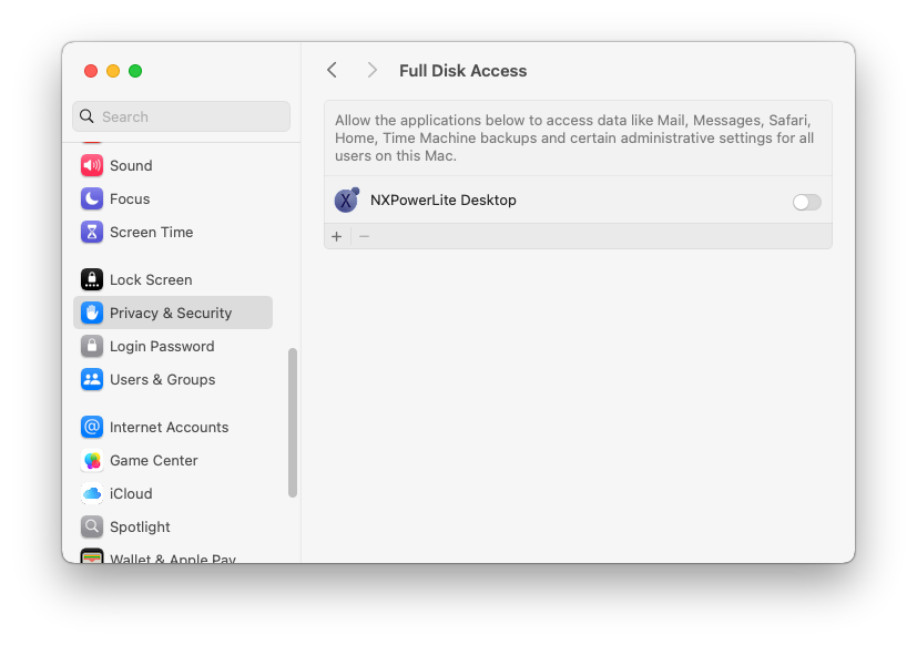 Full disk access disabled.png